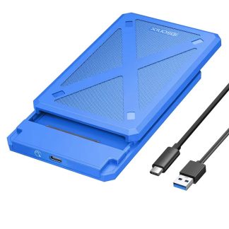 iDsonix 2.5 inch USB C 3.1 to SATA III SSD HDD Enclosure 6Gbps UASP PS5 Xbox PC