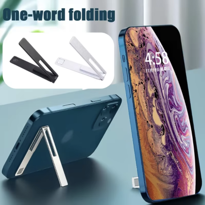 Ultra-Thin Magnetic Desktop Holder Foldable for Samsung iPhone Android Kickstand - Image 8