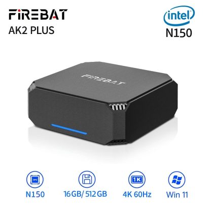 Firebat AK2 Plus Mini PC Intel N150 16GB RAM 512GB SSD Dual WiFi5 Gamer - Image 8