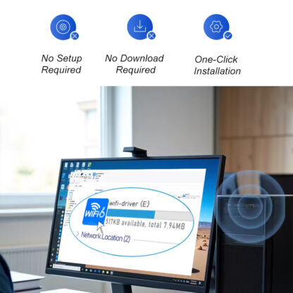 USB WiFi6 WiFi Bluetooth Adapter 900Mbps Dual Band 2.4G/5G USB Wireless Dongle - Image 7