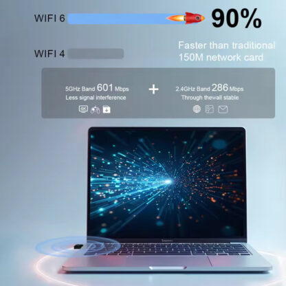 USB WiFi6 WiFi Bluetooth Adapter 900Mbps Dual Band 2.4G/5G USB Wireless Dongle - Image 11