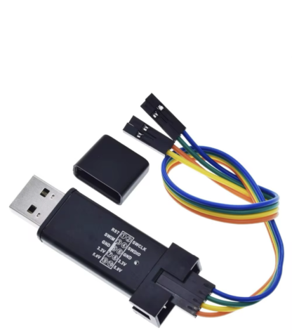 Mini ST-Link V2 stlink Emulator Downloader STM8 STM32 With Cover + Dupont Cable