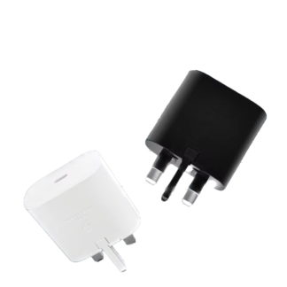 Heavy Duty 25W Fast Charger USB-C USB PD UK Plug for Samsung Huawei Xiaomi