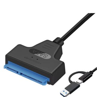 USB & USB Type C 3.1 to SATA 3.0 22Pin 2.5" Adapter Cable For Hard Drive HDD SSD